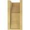 Ekena Millwork 6"W x 6"D x 12"H Wide Crestline Rough Cedar Woodgrain TimberThane Corbel, Primed Tan CORUR06X06X12CRERCPR - alternate 5